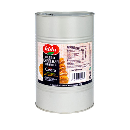DOLÇ DE CARBASSA GROGA 5 KG HIDA
