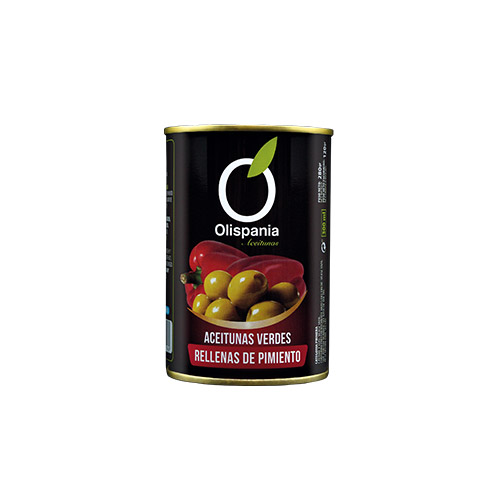ACEITUNAS RELLENAS PIMIENTO 200/220 OLISPANIA