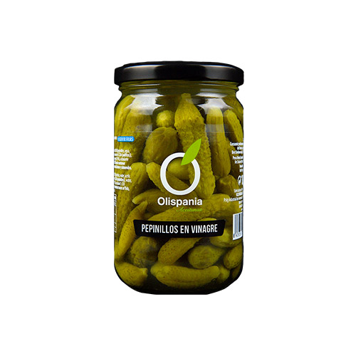 PEPINILLOS EN VINAGRE 300/400 160 GRS OLISPANIA