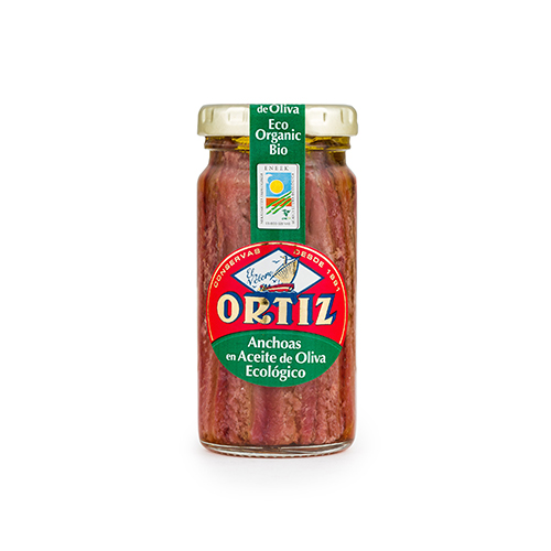 ANXOVES OLI ECOLOGIC VIDRE RO-100 ORTIZ
