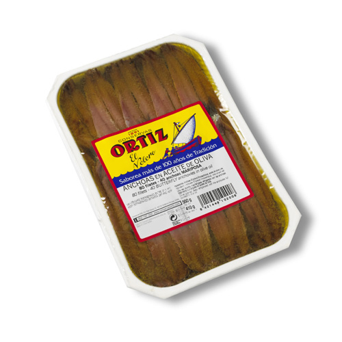 BARQUETA ANXOVES PAPALLONA 550G ORTIZ