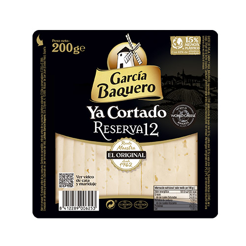 YA CORTADO RESERVA 200 GRS G.BAQUERO