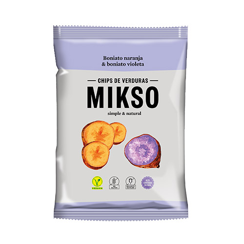 CHIPS BONIATO NARANJA Y VIOLETA MIKSO