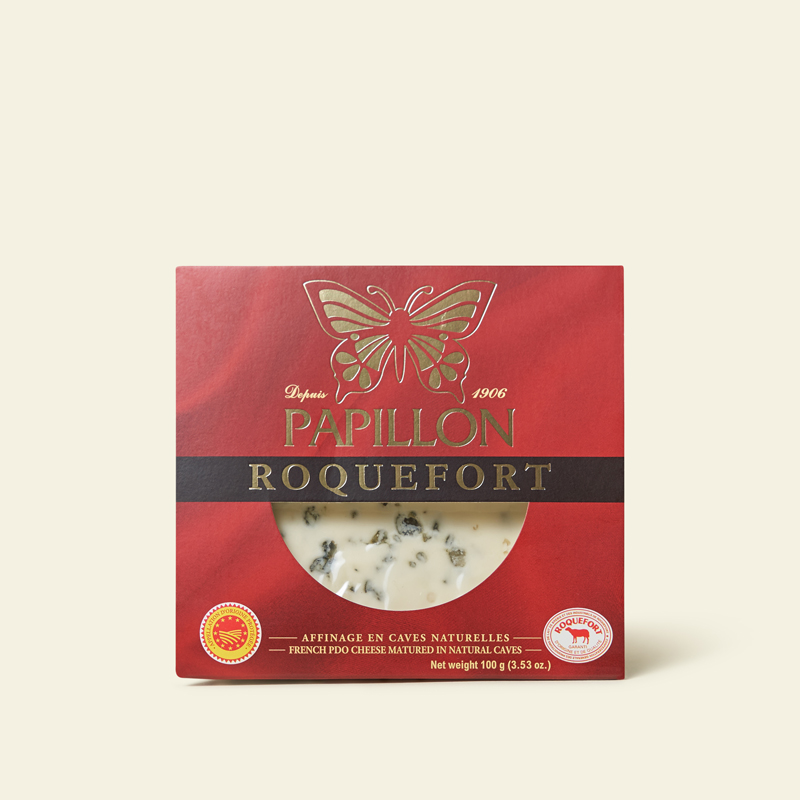 Roquefort porció 100g DOP Papillon 