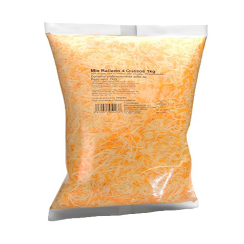 MIX RALLADO 4 QUESOS 1 KG IBER CHEESE