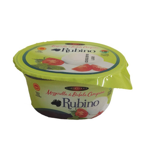 MOZZARELLA BUFALA 125 GRS RUBINO