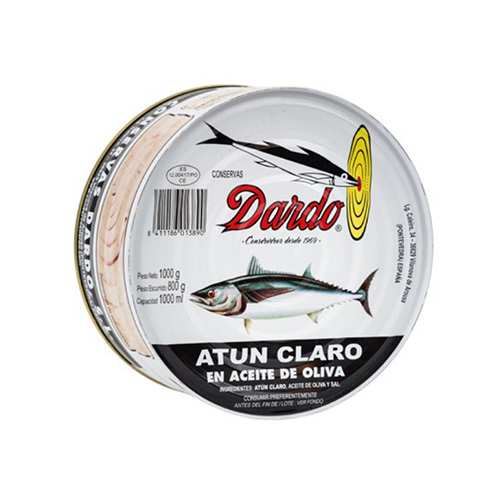 ATUN CLARO ACEITE OLIVA RO-1000 DARDO
