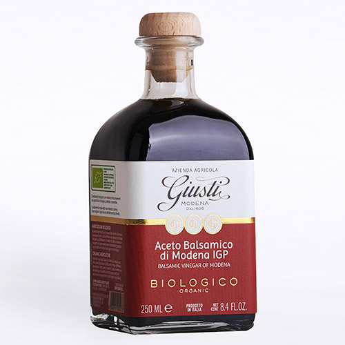 ACETO BALSAMICO ECOLOGICO 3 MEDALLAS 250 ML. GIUSTI
