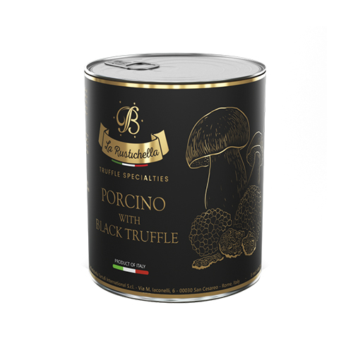 PORCINO TRUFA NEGRA 350 GRS LA RUSTICHELLA