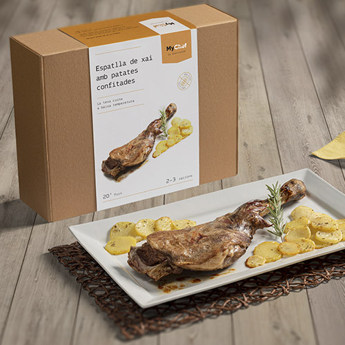 PALETA DE CORDERO CON PATATAS CONFITADAS MY CHEF