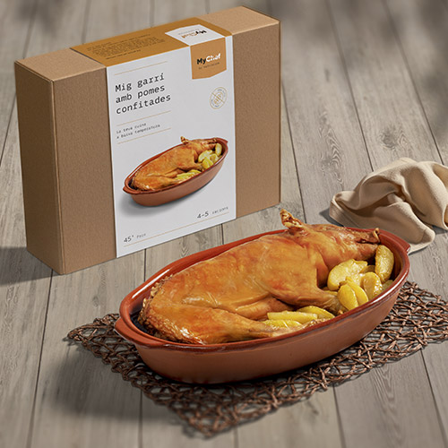 COCHINILLO CON MAZANAS CONFITADAS MY CHEF